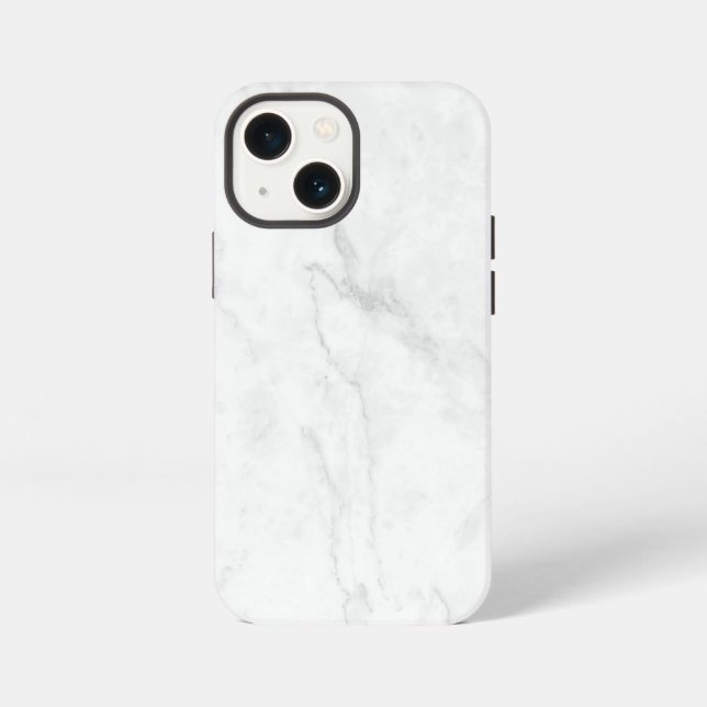  Weißer Marmor iPhone Hülle (Rückseite)