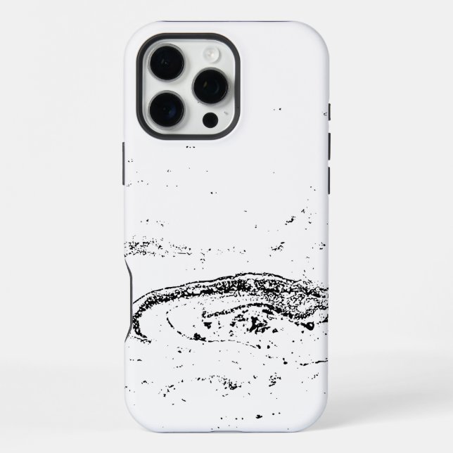 Weißer Marmor iPhone Hülle (Rückseite)