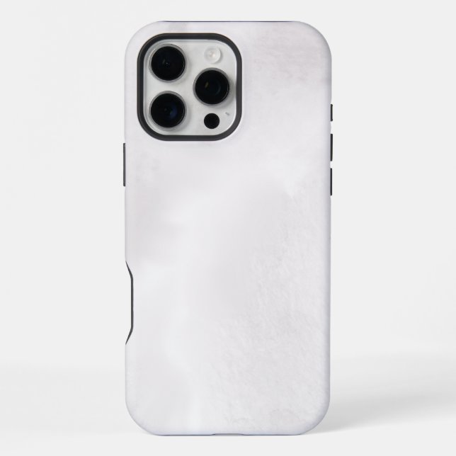 Weißer Marmor iPhone Hülle (Rückseite)