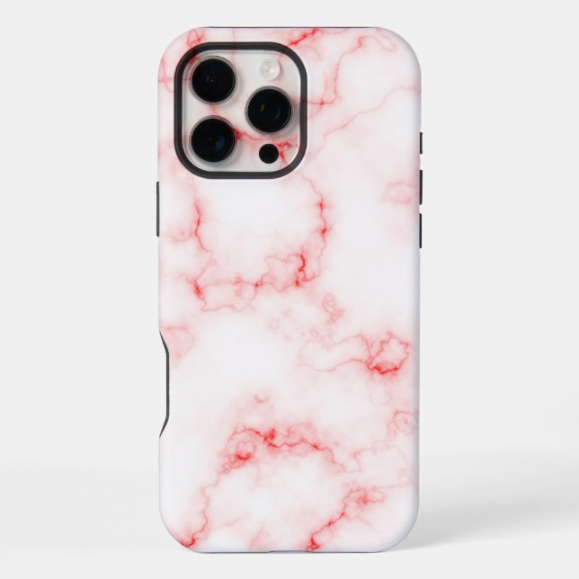 Weißer Marmor iPhone Hülle (Rückseite)