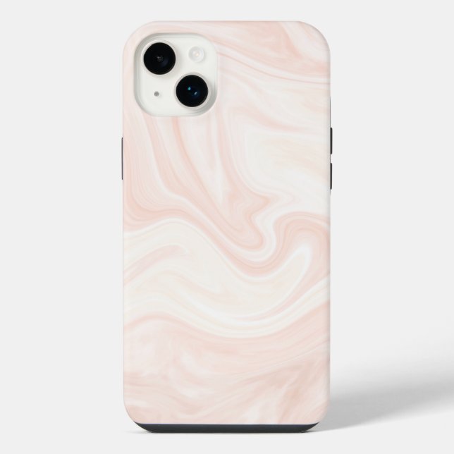 Weißer Marmor iPhone Hülle (Rückseite)