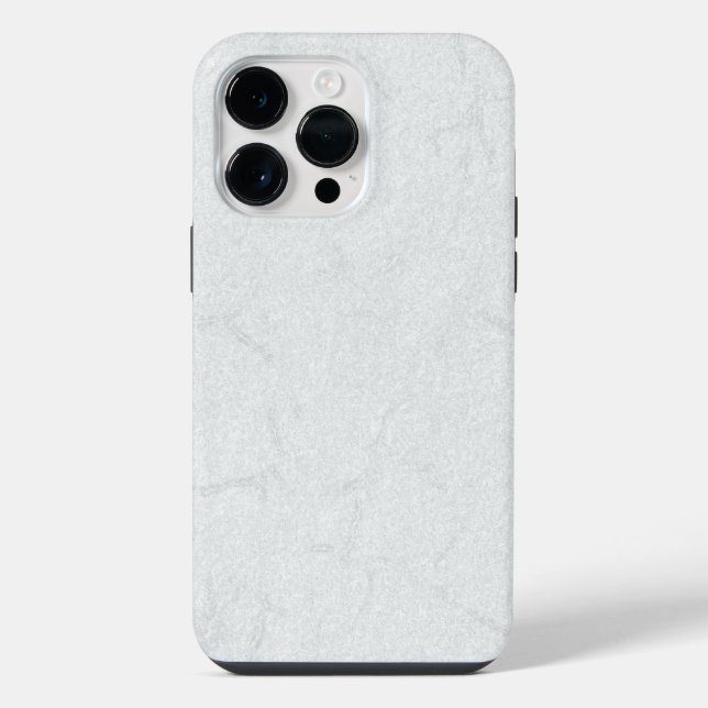 Weißer Marmor iPhone Hülle (Rückseite)