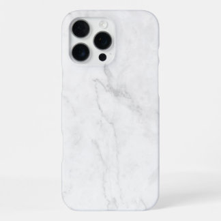 Weißer Marmor iPhone 16 Pro Max Hülle
