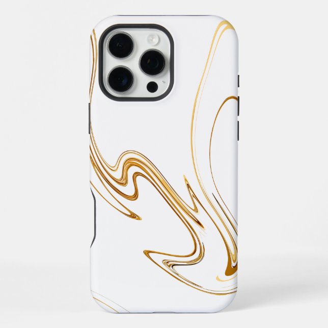 Weißer Marmor iPhone Hülle (Rückseite)