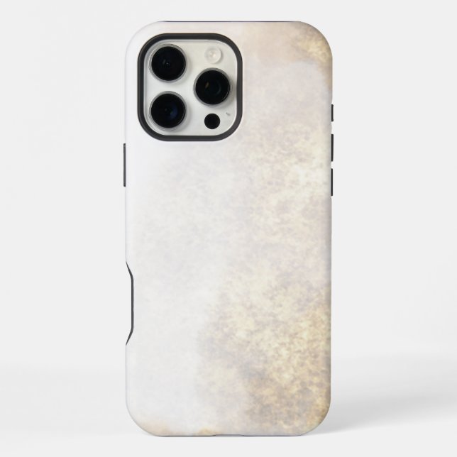 Weißer Marmor iPhone Hülle (Rückseite)