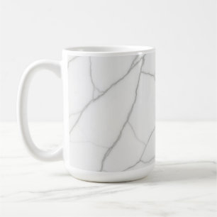 Weißer Marmor Kaffeetasse