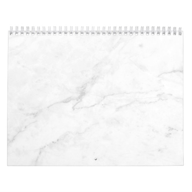 Weißer Marmor Kalender (Titelbild)