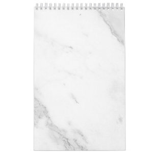 Weißer Marmor Kalender