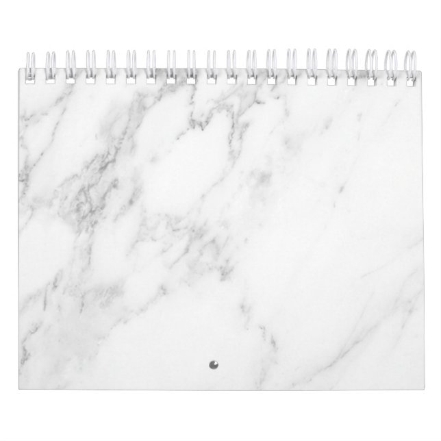 Weißer Marmor Kalender (Titelbild)