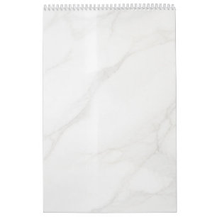 Weißer Marmor Kalender