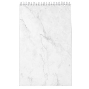 Weißer Marmor Kalender