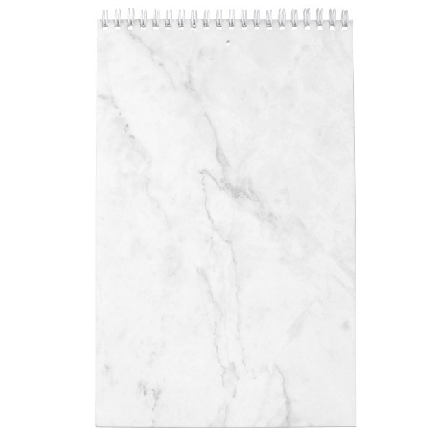 Weißer Marmor Kalender (Titelbild)