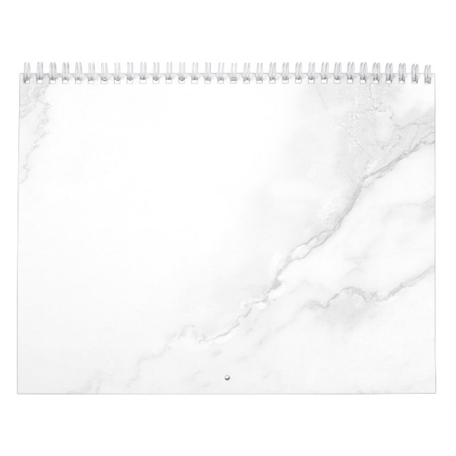 Weißer Marmor Kalender (Titelbild)