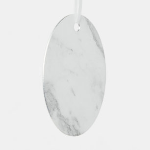 Weißer Marmor Ornament Aus Metall