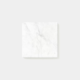 Weißer Marmor Post-it Klebezettel