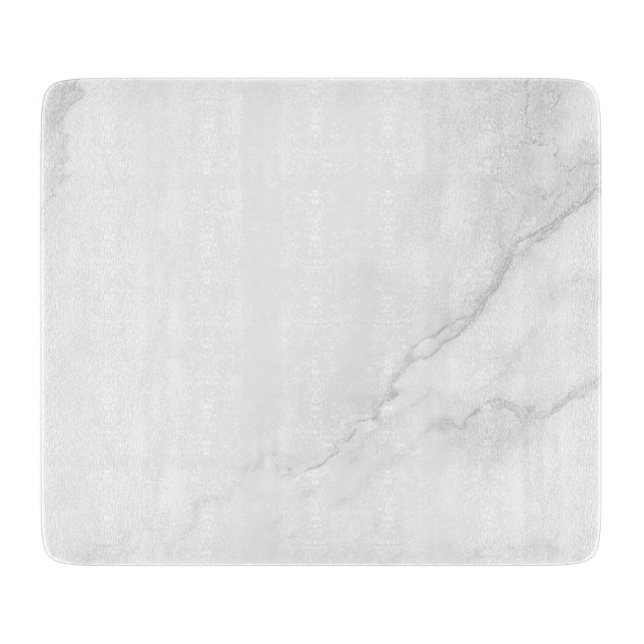 Weißer Marmor Schneidebrett (Vorderseite)