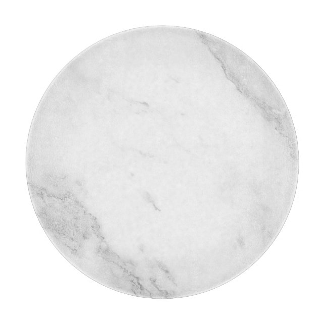 Weißer Marmor Schneidebrett (Vorderseite)