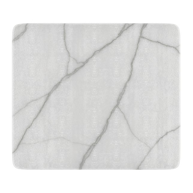 Weißer Marmor Schneidebrett (Vorderseite)