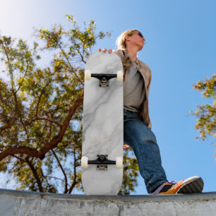 Weißer Marmor Skateboard
