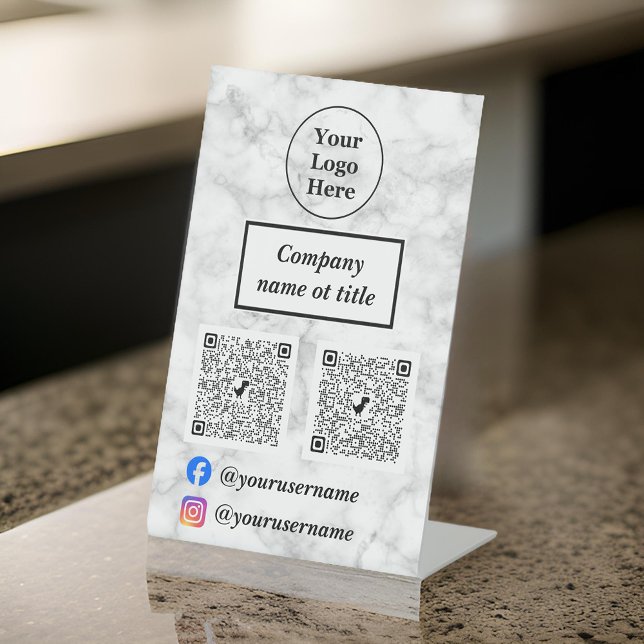 Weißer Marmor Sockelschild (Von Creator hochgeladen)