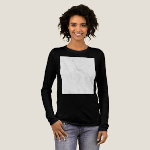 Weißer Marmor Tri-Blend Shirt