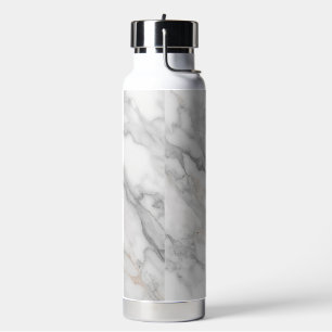 Weißer Marmor Trinkflasche