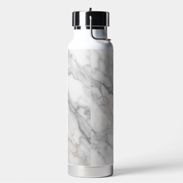 Weißer Marmor Trinkflasche (Links)