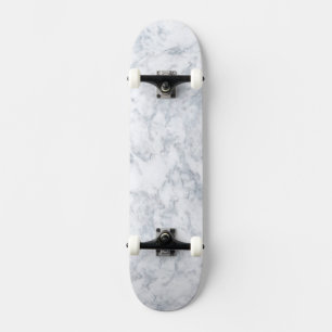 weißer Marmorlook Skateboard