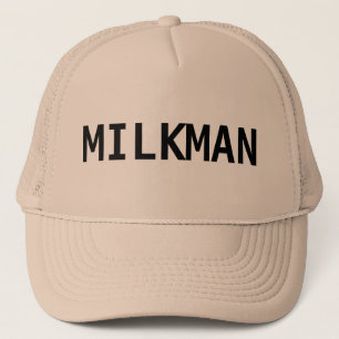 Weißer Milchmann-Fernlastfahrer-Hut Truckerkappe