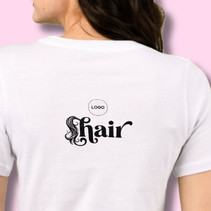Weißer Mitarbeiter Ihr Logo Friseursalon Tri-Blend Shirt