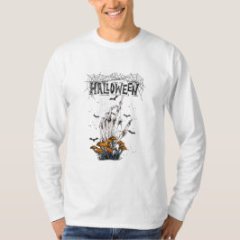 Weißer, moderner Halloween-T - Shirt mit eigener M