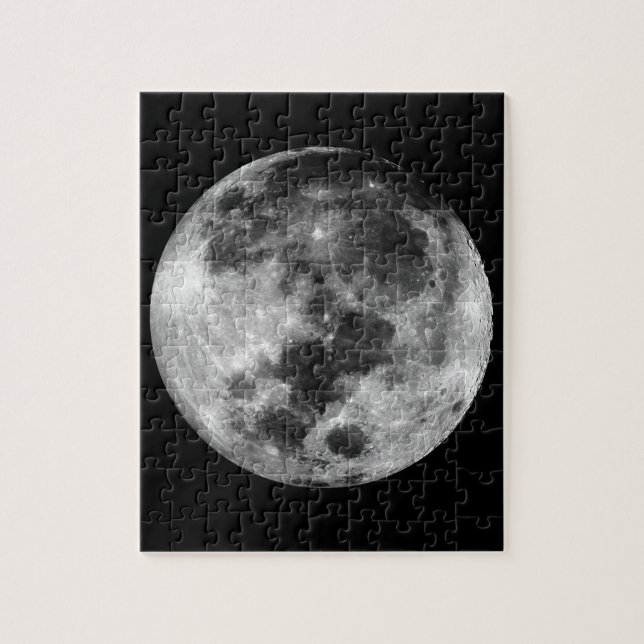Weißer Mond Puzzle (Vertikal)