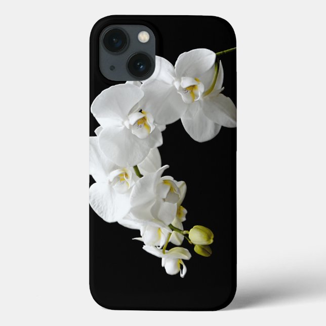 Weißer Orchid Blossom Case-Mate iPhone Hülle (Rückseite)