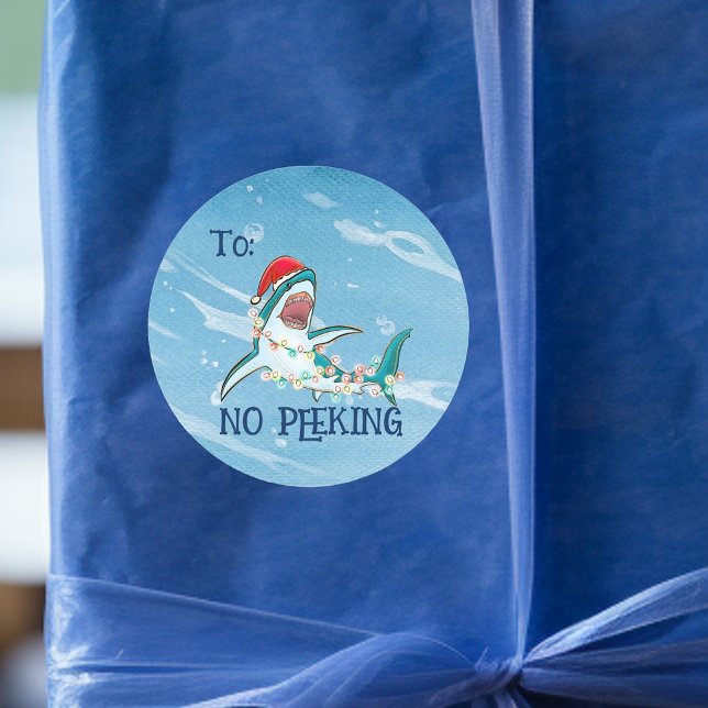 Weißer Ozean kein Pinkeln Runder Aufkleber (Von Creator hochgeladen)