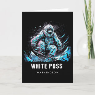 Weißer P Washington Ski Skifahren Skifahrer _1  Karte