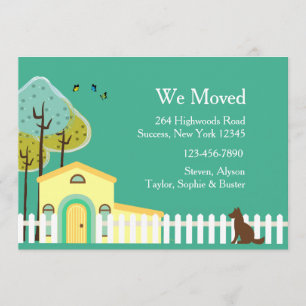 Weißer Palisadenzaun-bewegliche Mitteilung Ankündigung