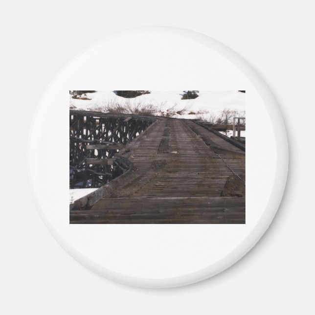 Weißer Pass 12 Magnet (Vorne)