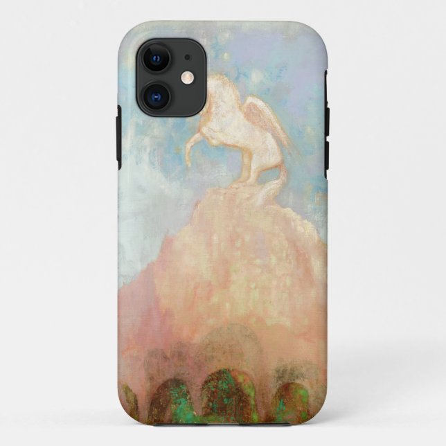 Weißer Pegasus, c.1908 (Öl auf Leinwand) Case-Mate iPhone Hülle (Rückseite)