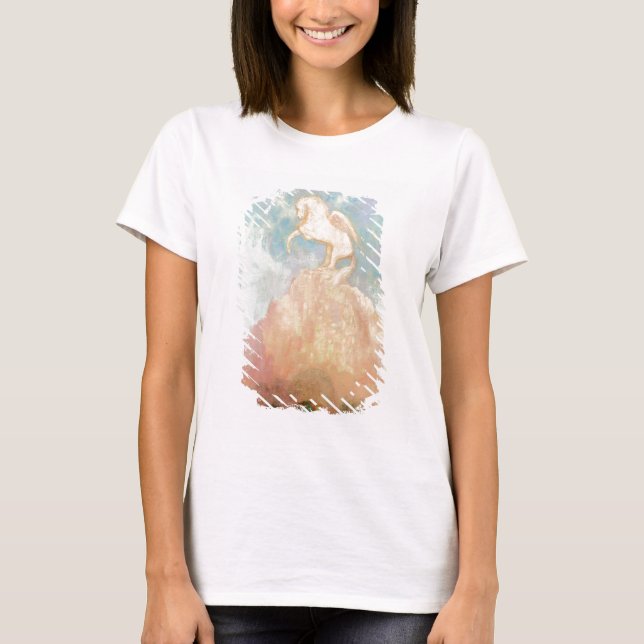 Weißer Pegasus, c.1908 (Öl auf Leinwand) T-Shirt (Vorderseite)