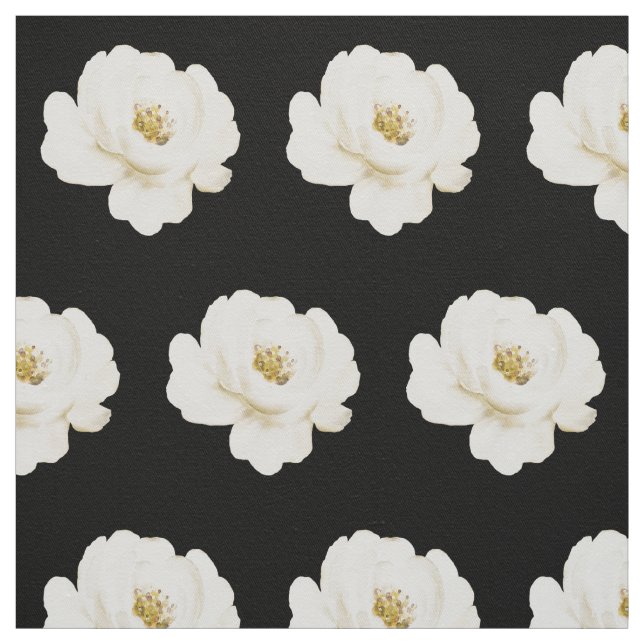 Weißer Pegel Wasserfarbe Schwarz Stoff (Muster)