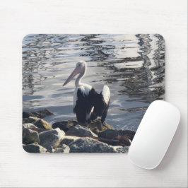 Weißer Pelikan Mousepad