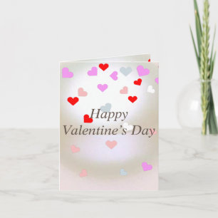 Weißer Perleneffekt mit Herzen Karte