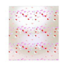 Weißer Perleneffekt mit Herzen