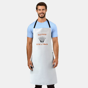 Weißer Personalisierter Bark Funny Apron Schürze