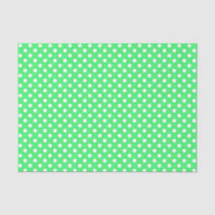 Weißer Polka-Dot zum Thema "Licht" Seidenpapier