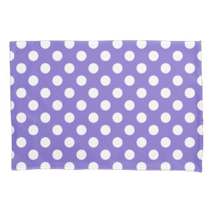 Weißer Polka-Pfoten Kissenbezug