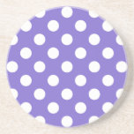 Weißer Polka-Pfoten Untersetzer<br><div class="desc">Weißer Polka-Pfoten</div>
