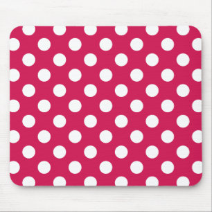Weißer Polka-Punkte auf Cerealien Mousepad