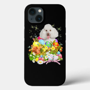 Weißer Poodle Bunny Dog Ostereier Basket Coo Case-Mate iPhone Hülle