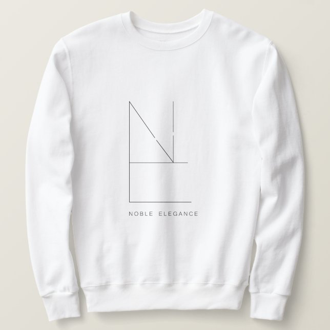 Weißer Pulli für Männer (Design vorne)